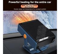 Per Guida Comoda Termoventilatore 12V Rotazione 360° Riscaldatore Design Compat