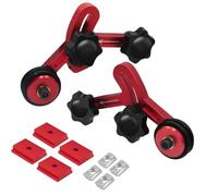 per guide di precisione a taglio chiaro, alimentatore di sicurezza in alluminio anti-rimbalzo con scheda di localizzazione piuma, 2 pezzi per la lavorazione del legno rosso forniture fai da te 120 x