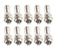 Per GX16 per connettori elettrici Aviation Pack con 10 set che supportano opzioni di configurazione a 3 pin e 6 pin (6 core)