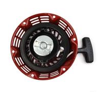 per gx200 Generatore Pull Start Assemblea Metallo Rosso Parte per | Compatibile con gx120 e gx200, costruzione resistente, finitura rossa, sostituisce avviatori usurati, manutenzione motore