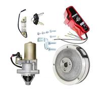 Per GX340 11hp GX390 13hp 188f 190f Generatore Alloggiamento Motorino Di Avviamento Volano Carica Bobina Inclinazione Trim 65mm Kit Avviamento Motorino Di Avviamento Motore