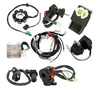 Per GY6 125cc 150cc ATV 4 Tempi Parti Per ATV Kit Cablaggio Statore Regolatore Interruttore Accensione Solenoide Relè Bobina di accensione del motore