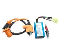 Per Gy6 150cc 125cc 50cc Scooter Parti Di Moto Accensione CDI BOX Accenditore 6pin Bobina Spark Set Fit Bobina di accensione(MODEL A)