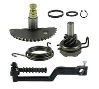Per GY6 Per 49CC Per 50CC Scooter Set di pignoni per albero a ingranaggi fissi Kick Start da 7 pezzi Kit ingranaggio avviamento unidirezionale frizione