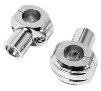 Per H&arley 1" Pollici 25 Mm Kit Montaggio Regolabile Manubrio Moto Universale Manubrio Riser Clamp(25mm Chrome)
