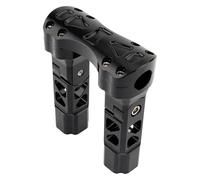 Per H&arley Per Spo&rtster 883 Per Softail Per Fat boy Per Dyna Riser Manubrio Pullback Da 25 Mm Morsetto Riser Regolabile Dritto Manubrio Riser Clamp(6.5inch Black)