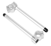 Per H&arley Per Tubo Forcella Cromato Clip-on Per Moto Per Manubrio CNC Da 7/8" Per Riser Normale Da 31-51 Mm Per Manubrio In Alluminio Universale Manubrio Riser Clamp(33mm)
