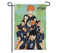 Per Haiky-uu!! Bandiera da giardino decorativa, Bandiera cortile rustica per spazio esterno casa, Perfetto per giardini e spazi verdi, autunnale(A2,35 * 40cm)