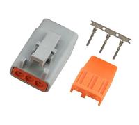 Per Haltech Spina E Perni Solo Maschile Deutsch DTM 3 Connettore (7.5 Amp)