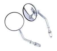 Per Har&ley Davi&dson SOFTAIL XL FLTRU ROAD GLIDE ULTRA VRSCAW V-ROD Specchietto Retrovisore Moto 2 Pezzi Specchietti Laterali Regolabili In Alluminio compatibili(Chrome)