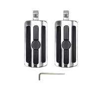 Per Har&ley Dyna Road King Fat Boy Big Glide Accessori Per Moto Pedali Anteriori E Posteriori Pedane(Chrome)