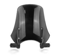 Per Har&ley Dyna Softail FXDWG FXDB 2000-2009 FXSTC 2007-2010 50mm Forcella Anteriore Moto Parabrezza Parabrezza Deflettori Del Vento(Nero)