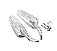 Per Har&ley Forty Eight XL1200X Sportster 1200 Custom XL1200C SuperLow XL883L Specchietti Retrovisori Moto compatibili(Chrome)