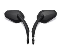 Per Har&ley Sportster 1200 1990-2020 Sportster 883 Street Glide Specchietti Retrovisori Per Moto Sinistra Destra Sostituzione Specchietto Laterale Nero E Cromato compatibili(Nero)