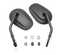 Per Har&ley Switchback FLD Street Bob FXDB FXDF Low Rider FXDL Wide Glide FXDWG Softail Slim FLS 8mm Specchietto Retrovisore Moto compatibili(Nero 1.)