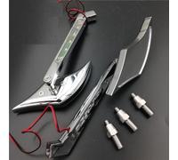 Per Har&ley V-Rod, Texas Chopper, Superglide, Night Train, Big Dog, Electraglide Chrome Specchi Per Moto Con Specchietti Per Indicatori Di Direzione compatibili
