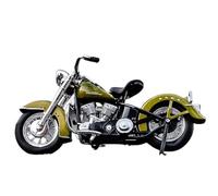 Per Harley-Davidson 74FL Hydra Glide 1:18 Modello Di Motocicletta In Lega Pressofusa Simulazione Auto Moto D'epoca Replica Moto Regalo Da Collezione Souvenir(Green)