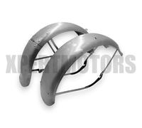 Per Harley Davidson Wla Modello 1942 IN Poi Anteriore e Posteriore Acciaio Set