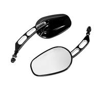 Per Harley Free Wheeler FLRT 2015-2017 Night Rod Special VRSCDX 2007-2017 8MM Specchietto Retrovisore Regolabile A 360 ° Per Moto Wide View(Nero)