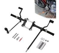 Per Harley Sportster Kit Comandi Avanti Nero Pedane Leva Collegamenti Cambio Asta XL 883 1200 Pedale Comandi Pioli 1991-2003 2002 2001 2000 1999 (nero)