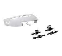 Per Harley Street Glide Kit Estensioni Pedane 1'' Compatibile Per Touring Road King Electra 2009-2021 Poggiapiedi(Guard and Extension)