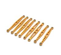 Per HBx ZP1001 ZP1002 ZP1003 ZP1004 ZP1005 ZP1008 1/10 8 Pezzi In Metallo Per Barra Di Collegamento Della Sospensione Del Telaio RC Parti E Accessori Di Ricambio Per Auto Rc Asta di Trazione(Yellow)