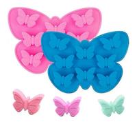 per Heytea Stampi a farfalla in silicone antiaderenti da 2 pezzi per cubetti di ghiaccio, cera sciolta,