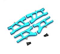 Per HNR Per Dodge H9802 H9803 E30 1/10 Braccio Controllo Inferiore Anteriore Posteriore Metallo Auto Sportiva Piatta Telecomandata Parte Ricambio Uso Accessori auto RC(Blue)