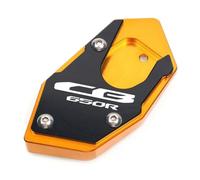 Per HO&N&DA CB650R CBR650R 2019-2023 CNC Cavalletto Laterale Supporto Piastra Di Estensione Ingrandisci(CB650R Gold)
