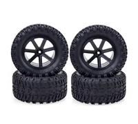 Per Hobao Per HPI Per Corally Per Kyosho Per Ultima 1/10 RC Auto 4PCS Rc Ruote Pneumatici 112MM 110mm Ruota Incollata Pneumatico 12mm Adattatore Hub Esagonale Ricambi Pneumatici RC