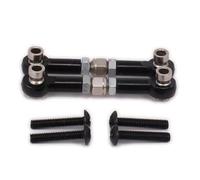 Per Hobby Per HPI RS4 1/10 6061-T6 113696 RS4009 Tiranti In Alluminio Braccio Tenditore E Sterzo Ricambi E Accessori Per Auto RC Sostituzione E Aggiornamento Uso Rc Asta di Trazione(Black)