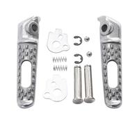 Per Hon&da CBR 1000 RR CBR1000RR 2017 2018 2019 2020 2021 Moto Passeggero Posteriore Pedane Poggiapiedi Pedane (Colore : Argento)