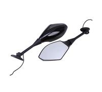 Per Hon&da CBR 900 929 954 900RR CBR1000RR 2Pcs Moto Manubrio Specchietto Retrovisore Con Indicatori Di Direzione Specchio compatibili(Nero)