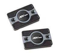 Per HONDA ADV350 Adv350 Adv 350 2020-2025 Coperchio Del Serbatoio Del Liquido Dei Freni Anteriori Per Moto In Alluminio Tappo Di Riempimento Dell'olio Motore Accessori(Titanium Combo (2pcs)