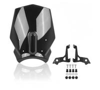 Per Honda CB1000R 2018-2020 CB650R 2019-2023 | Deflettori per moto Per Scudo per PC antivento e antigraffio per corse libere sotto la pioggia e il per vento(Nero)