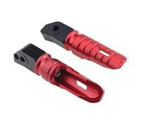 Per Honda CB125R CB125R CB250R CB300R CBR250RR CB1100/EX/RS CB1300/SB/SF CBR600RR CBR1000RR Pedane Posteriori Antiscivolo In Alluminio CNC Per Moto(Rosso)