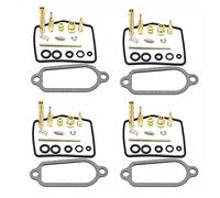 Per Honda CB400F Super Four CB400 CB 400F Kit di riparazione carburatore carburatore Carb Rebuild Set Principale pilota Jet Float Ago Ago Parti Guarnizione (Color : 4 Sets)