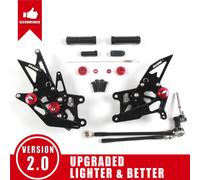 per Honda CBR600RR /ABS 2024 2025 CBR 600 RR NERO Pedane poggiapiedi regolabili