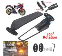 Per Honda CBR650R F CBR1000RR CBR600RR CBR 250R 300R 400RR 500R Specchio Del Motociclo Modificato Vento Ala Rotante Specchietto retrovisore