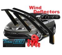 Per HONDA CIVIC MK8 2006 - 2012 HATCHBACK Deflettori aria set 4 pz HEKO 17131