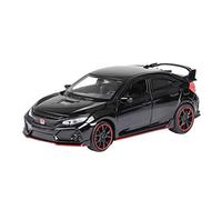 Per Honda CIVIC TYPE-R 1 32 In Lega Modello Auto Corsa Suono E Luce Tirare Indietro Il Regalo Veicolo Giocattolo Ragazzo(Nero)