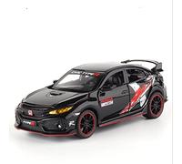 Per Honda Civic TYPE R Mugen RR 1 32 Modello Auto Lega Luce Sonora Tirare Indietro Decorazione Raccolta Regalo Giocattolo(Nero)