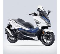 Per Honda Forza 350 | Kit di adesivi protettivi per carenature e parti di vernice, resistenti ai raggi UV, taglio di precisione (auto bianche, argento)