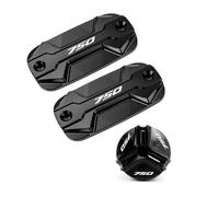 Per HONDA Forza 750 FORZA750 NSS750 2020-2024 2025 XADV 750 X-ADV Coperchio Del Serbatoio Del Liquido Dei Freni Anteriori Per Motocicletta Tappo Del Filtro Dell'olio(1Set-Black)