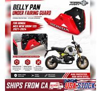 Per Honda Msx New Grom 125 2021-2024 Pancia Sotto Protezione Carena Rosso