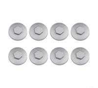 per honda Valvola Tappet Cover 8-Pack Nero per alluminio per | CNC lavorato per alluminio, testa esagonale da 17 mm, sostituisce OEM 12361-300-000, adatto per serie cb