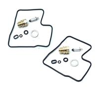 Per Honda VT600 VT600C VT600CD Shadow VLX 1988-1998 VT 600 Carburatore Kit di riparazione Carburatore Rebuild Set Valvole ad ago float guarnizioni carb (Color : 2 Carburetor Kits)