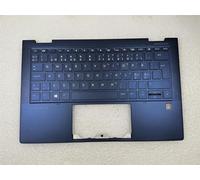 Per HP Elite Dragonfly G2 M42280-DH1 Danese Finlandese Norvegese Palmrest Tastiera