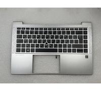 Per HP EliteBook 845 G8 M52490-FP1 AZERTY Arabic Palmrest Tastiera Top Cover