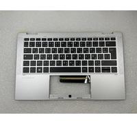 Per HP EliteBook x360 1030 G8 M45819-FP1 AZERTY Arabic Palmrest Keyboard